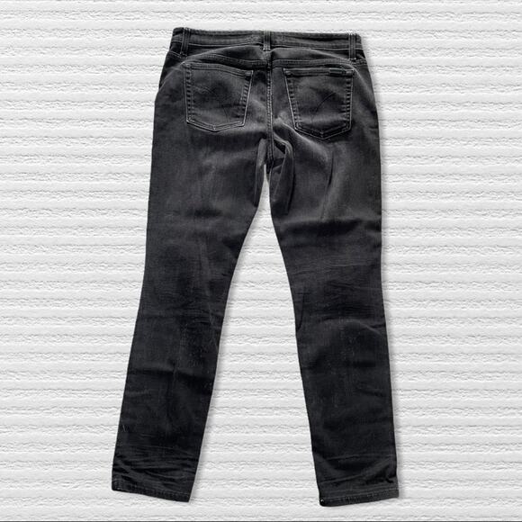 JOES' JEANS DISTRESSED ROCK EMO SKINNY JEANS ANKLE BLACK LARGE 30 - Picture 5 of 8